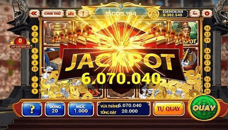 Tính năng Jackpot giúp thắng lớn